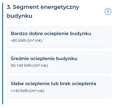 Kalkulator dotacji - segment energetyczny